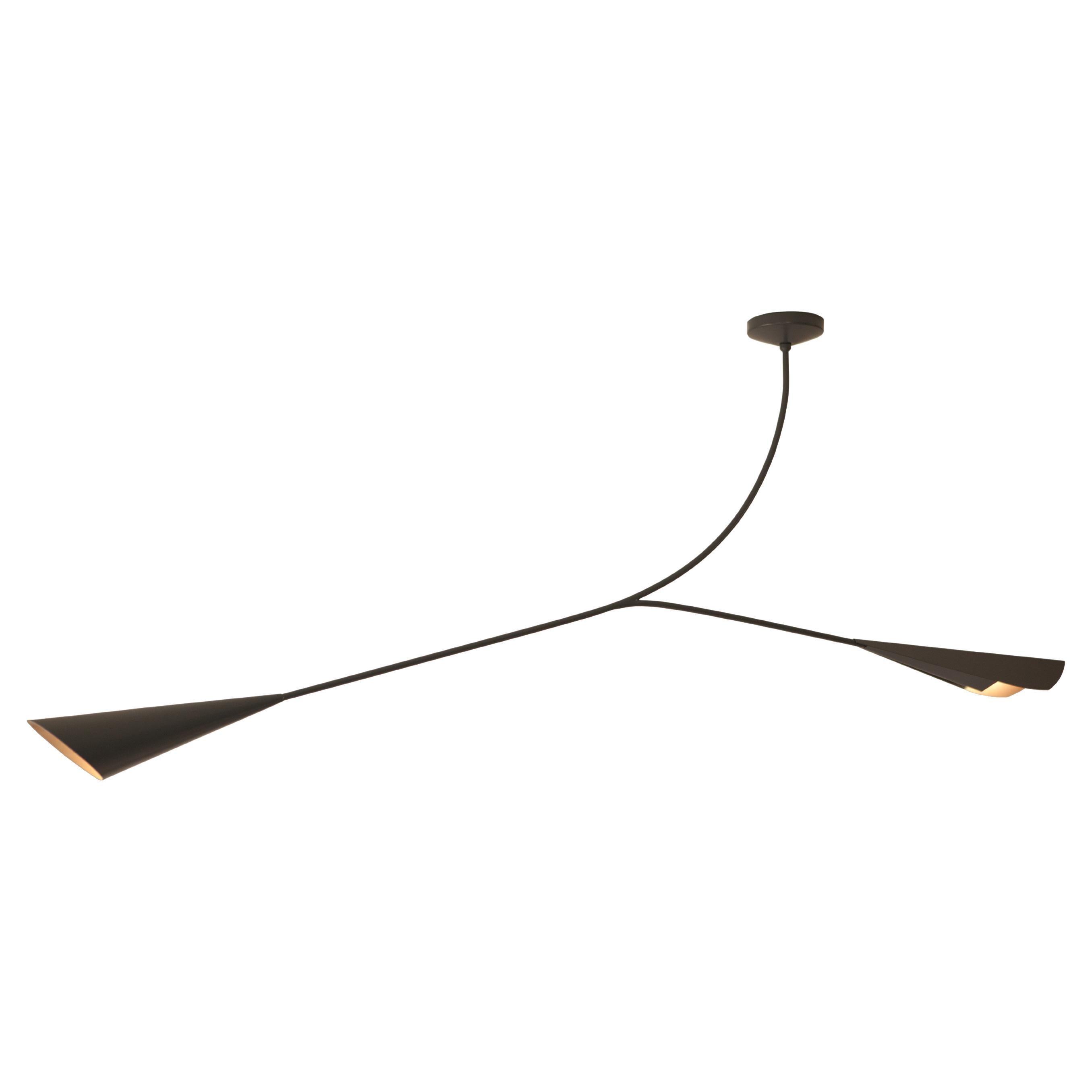 Lámpara de techo moderna Calla - Iluminación minimalista italiana de lujo, Greyge en venta