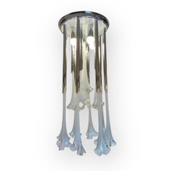 Calla, Murano Ceiling Lamp by Venini, 1960s