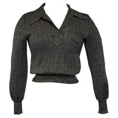 Jersey Callaghan de lúrex y lana de Gianni Versace