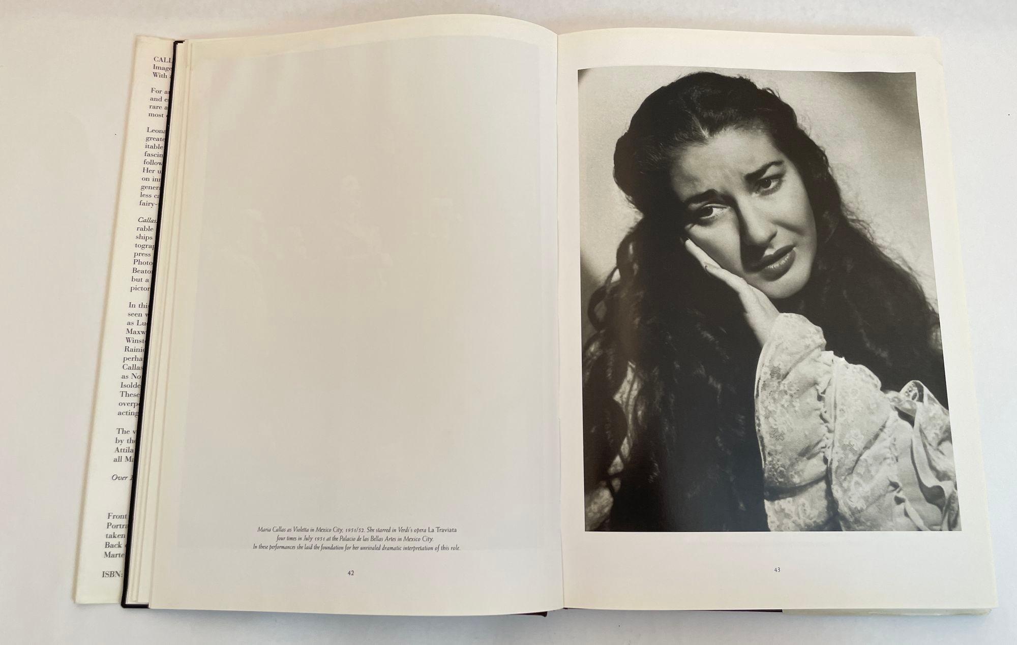 Papier Callas Images of a Legend de Attila Csampai, 1ère édition 1996 en vente