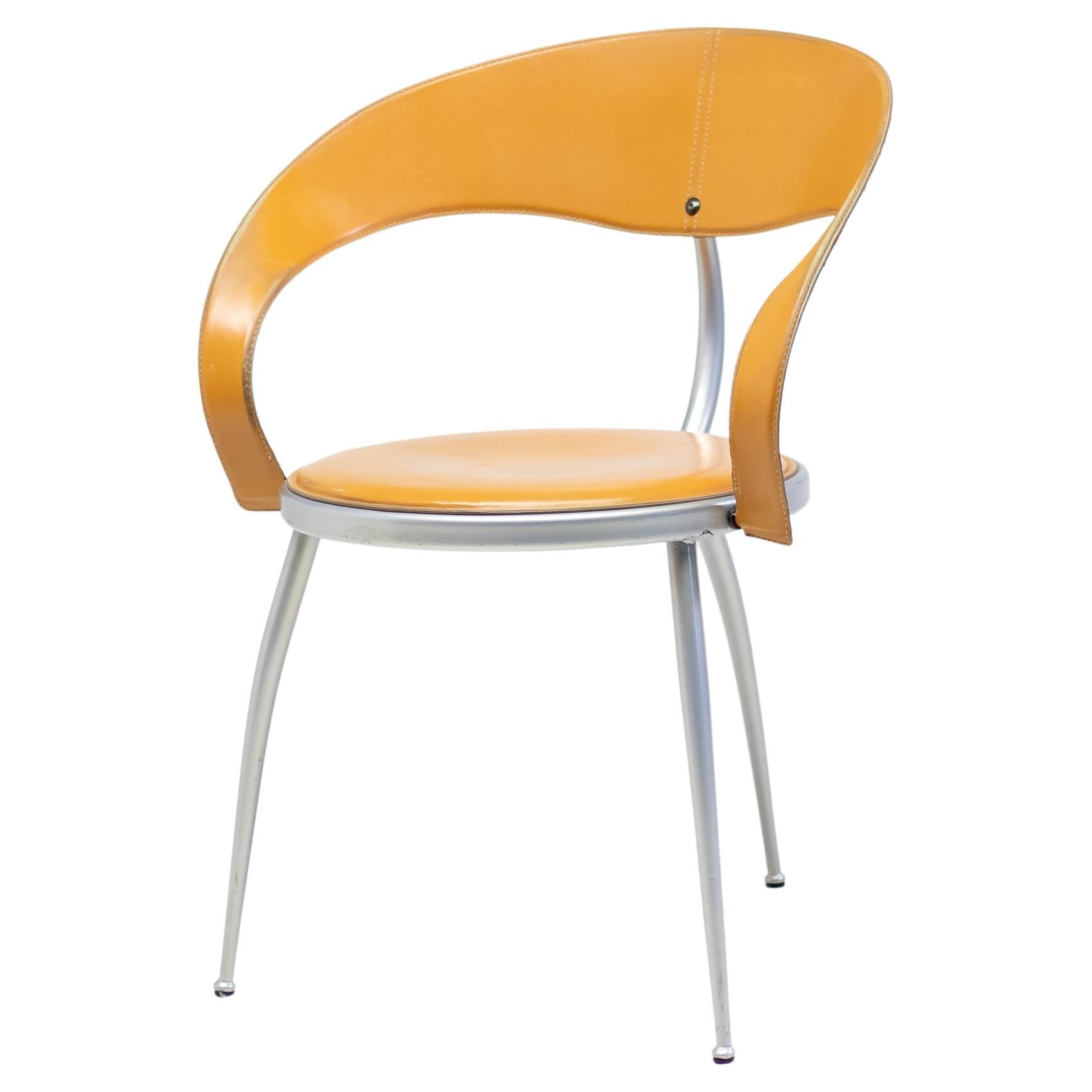 Calligaris Chairs in Leather For Sale