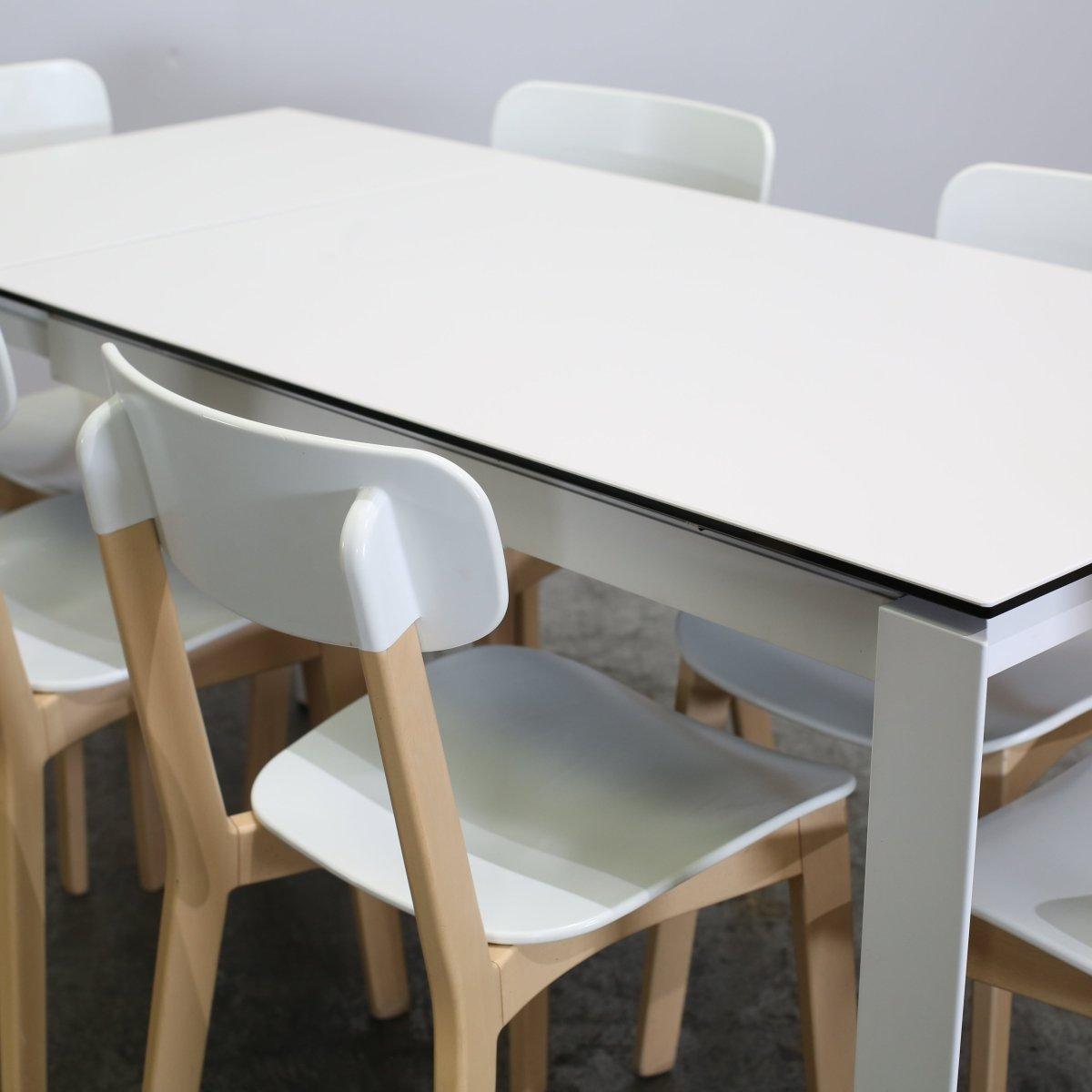 Contemporary Calligaris Duca Extendable Dining Table