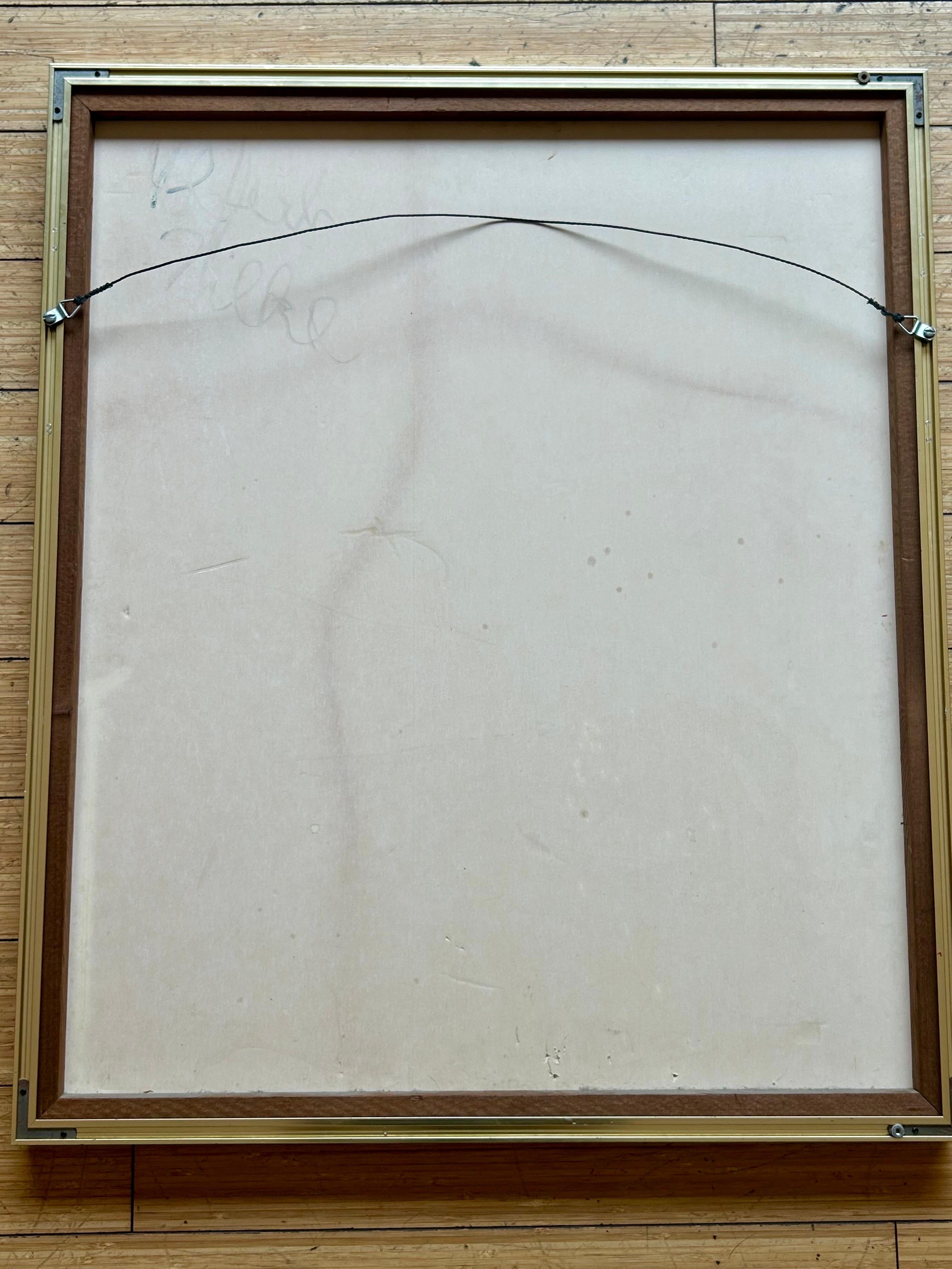 Serigrafía caligráfica 1972 Ulfert Wilke en venta 2