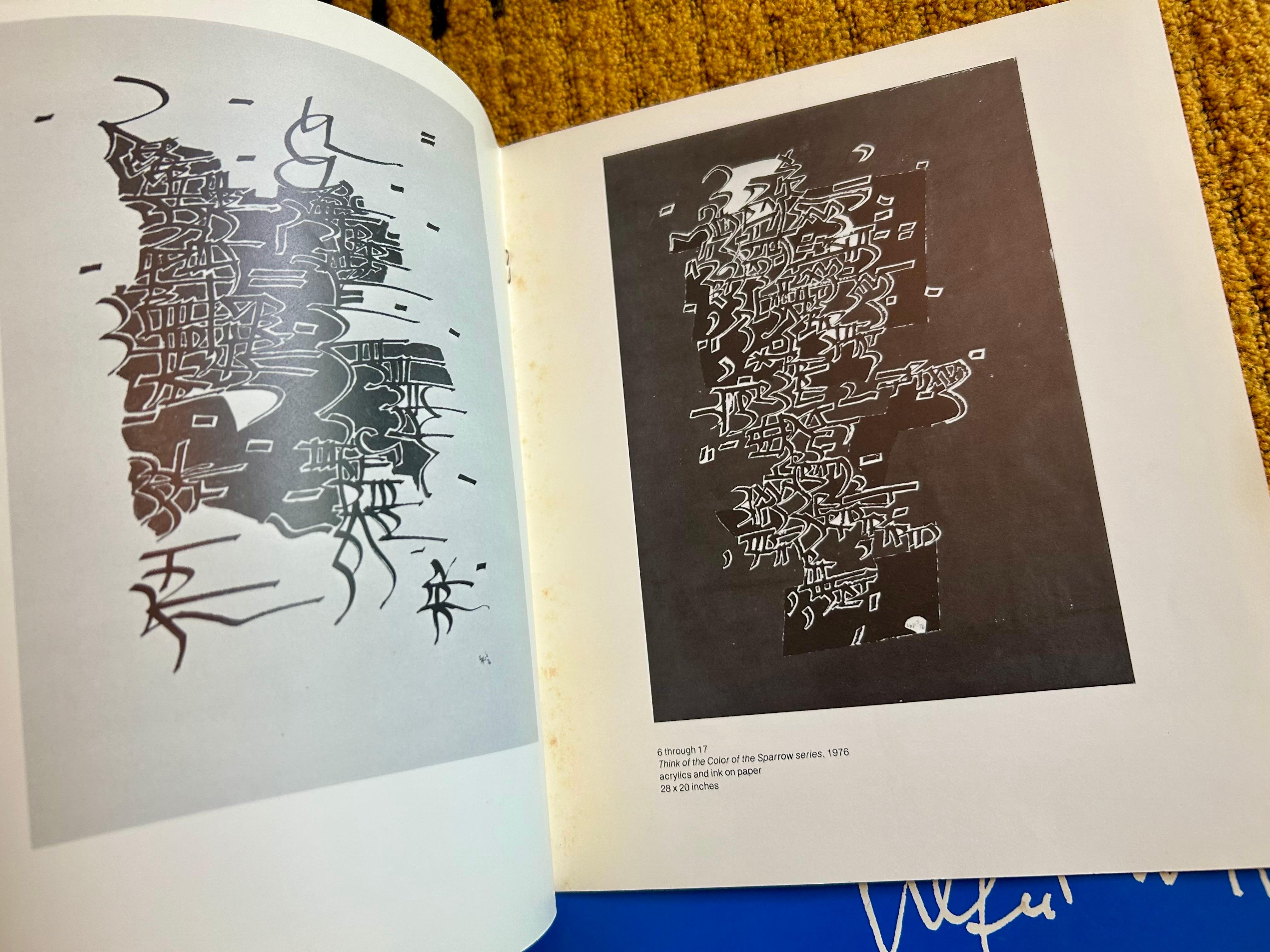 Serigrafía caligráfica 1972 Ulfert Wilke en venta 4