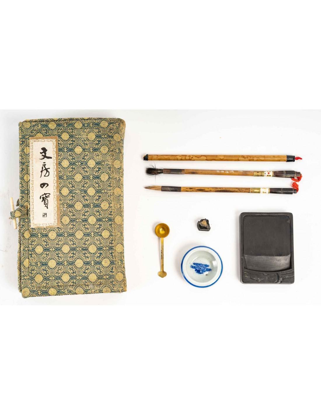 Calligraphy Box, XXth century In Good Condition For Sale In Saint-Ouen, FR