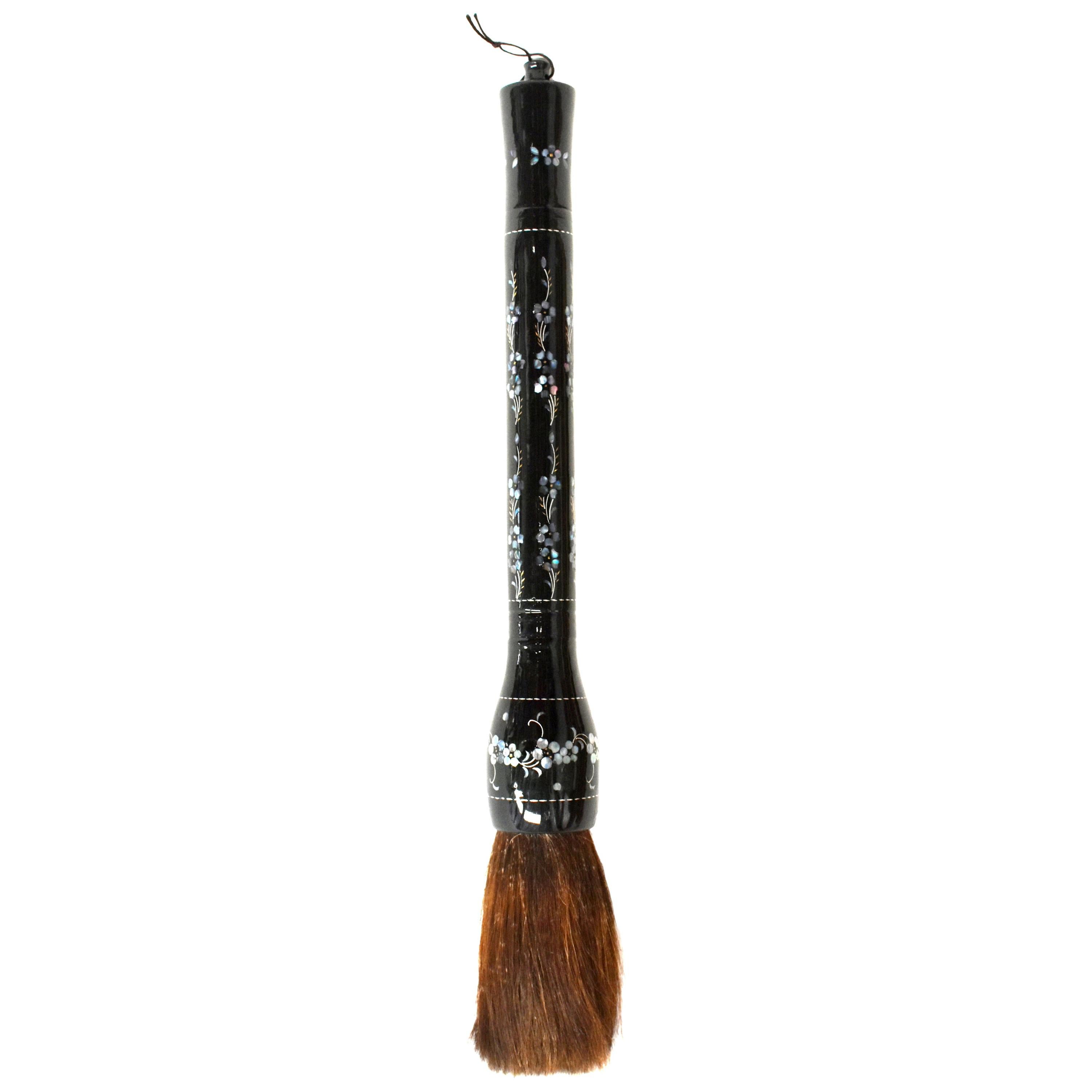 Carved Bone Calligraphy Brushes on Stands at 1stDibs