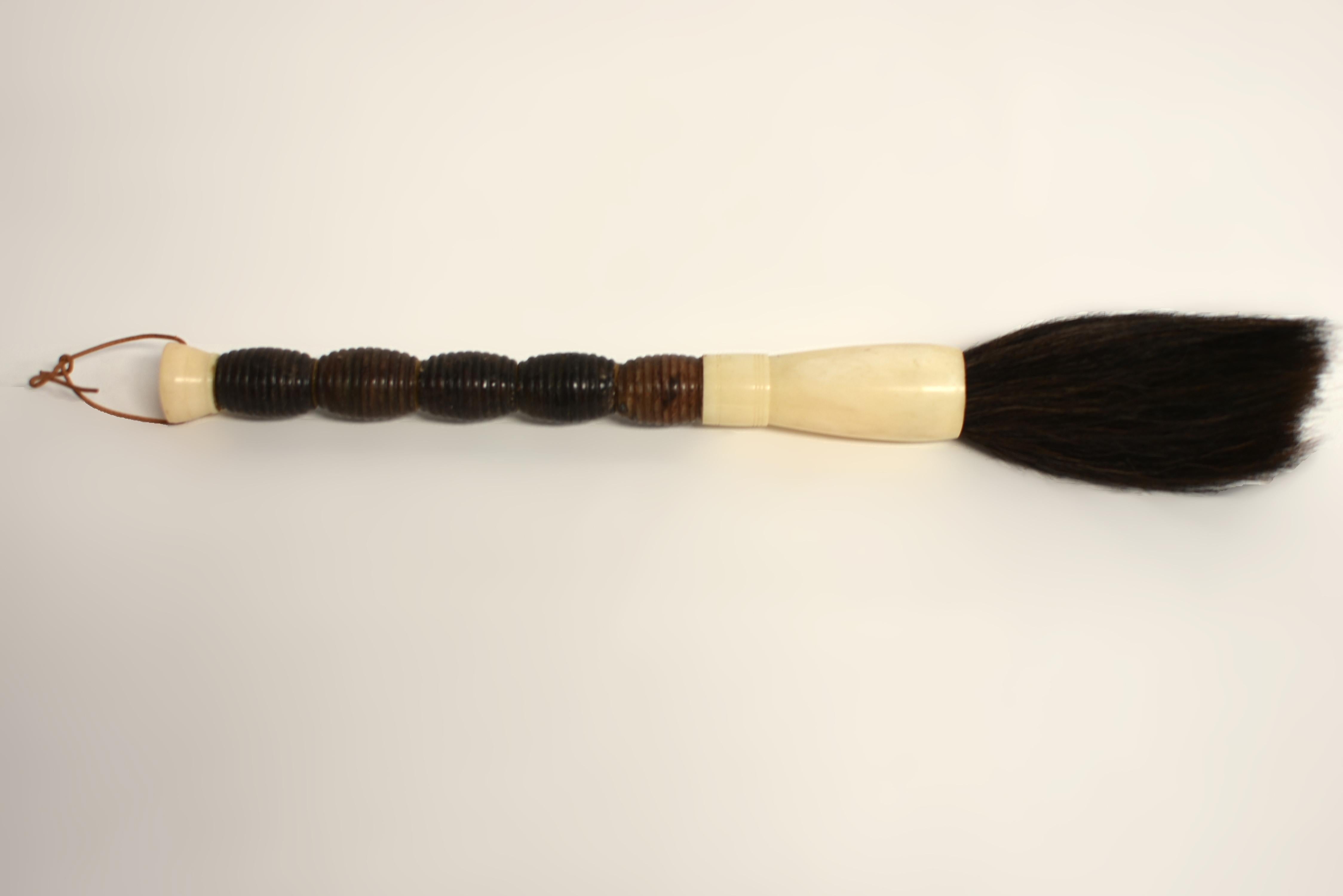 Hand-Crafted Calligraphy Brush Natural Jasper For Sale