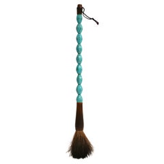 Calligraphy Brush Turquoise Horn