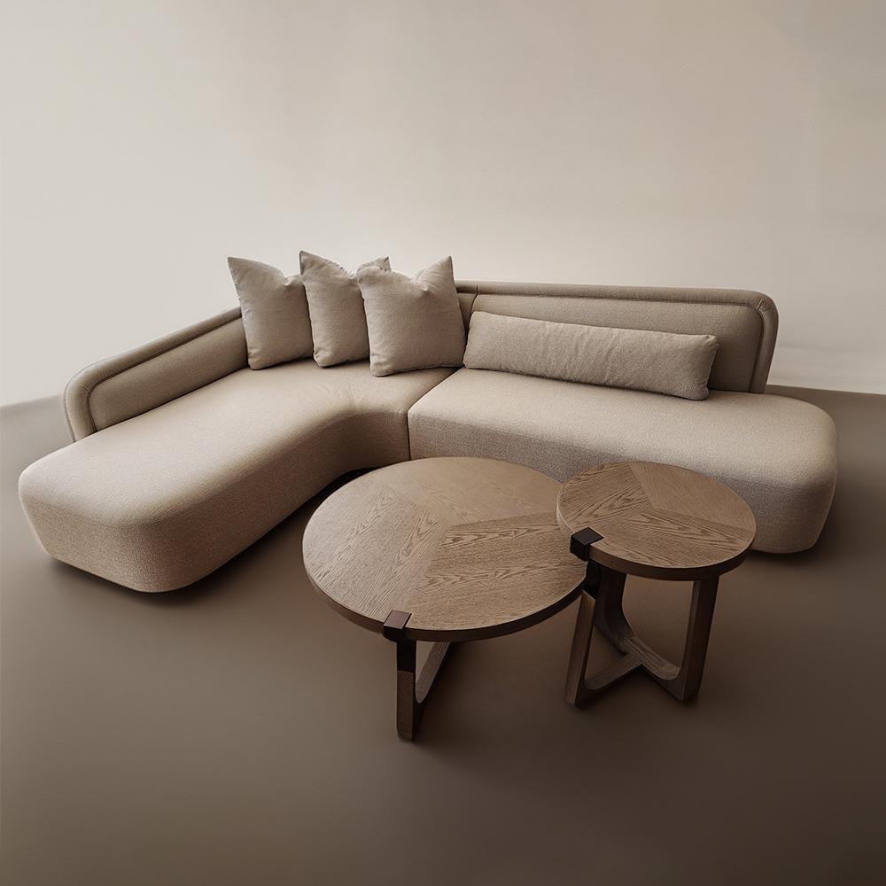 Chinois Calligraphy L Shape Sofa By André Fu Living en vente