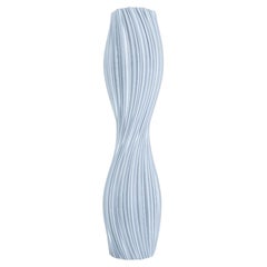 Calliope, White Contemporary Sustainable Vase-Sculpture