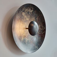 Callisto Special Hand-Spun Brass Wall Light, 50cm Diameter Atelier001