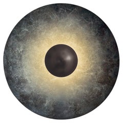 Callisto Special Hand-Spun Brass Wall Light, 50cm Diameter Atelier001