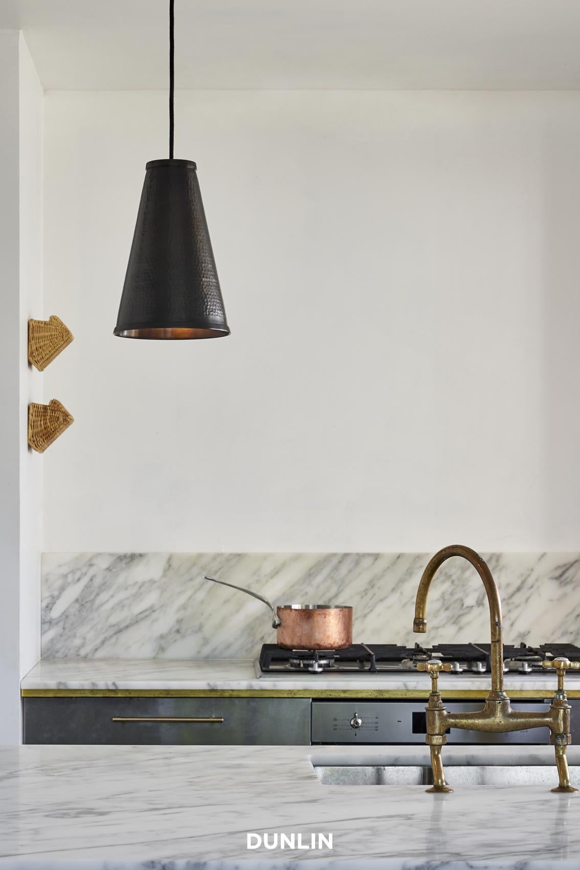 Callot Hammered Pendant Light, DUNLIN In New Condition For Sale In Sydney, AU