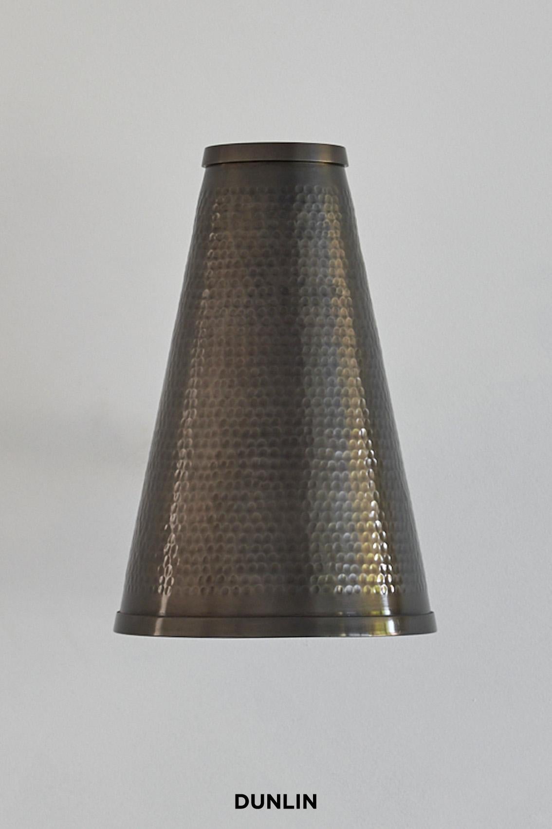 Contemporary Callot Hammered Pendant Light, DUNLIN For Sale