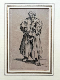 CALLOT - Conjunto de 6 grabados Les Gueux - enmarcado - XVII - Jacques CALLOT - Francia