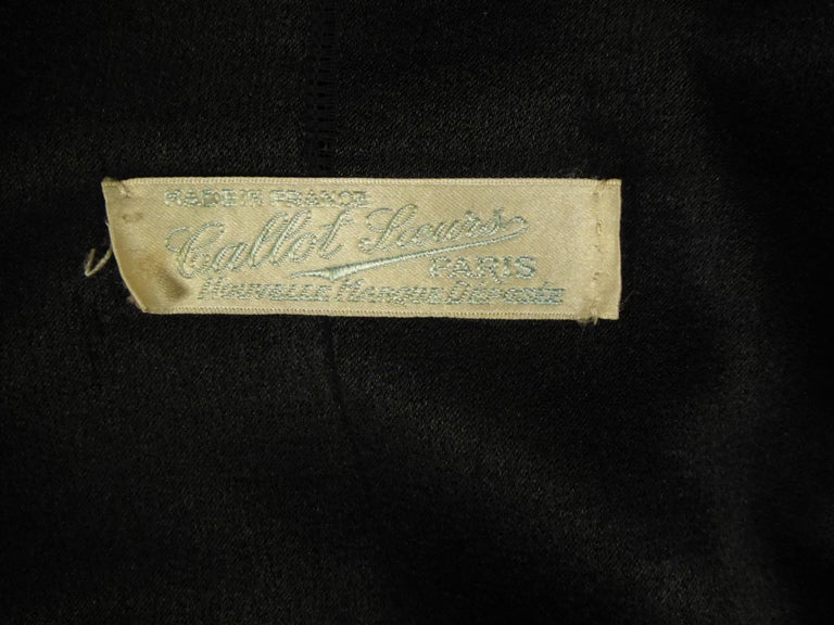 Callot Soeurs French Couture Coat Dress Circa 1934/1937 at 1stDibs