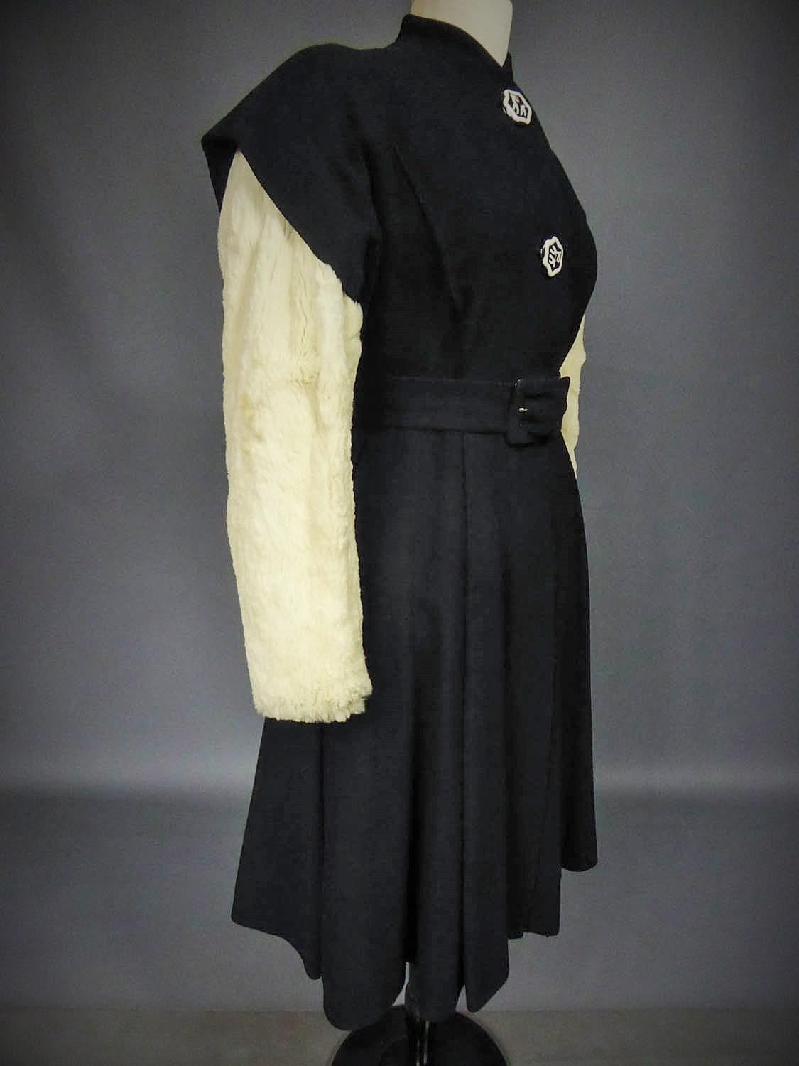 Callot Soeurs French Couture Coat Dress Circa 1934/1937 3