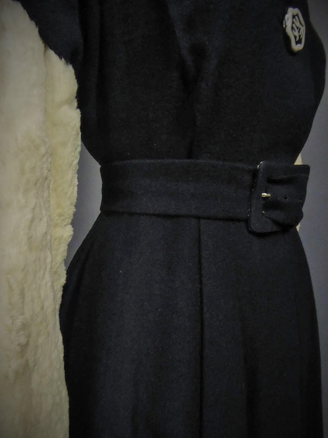 Callot Soeurs French Couture Coat Dress Circa 1934/1937 4