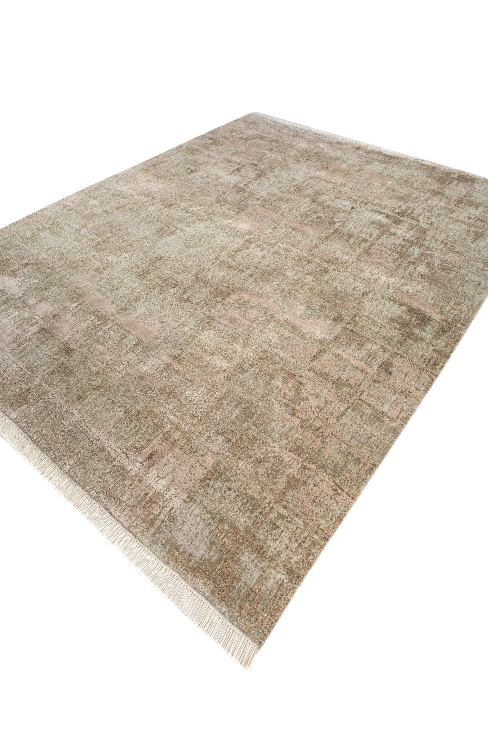 Indian Calm Chaos Dark Ivory 240X300 Cm Modern handknotted Rug For Sale