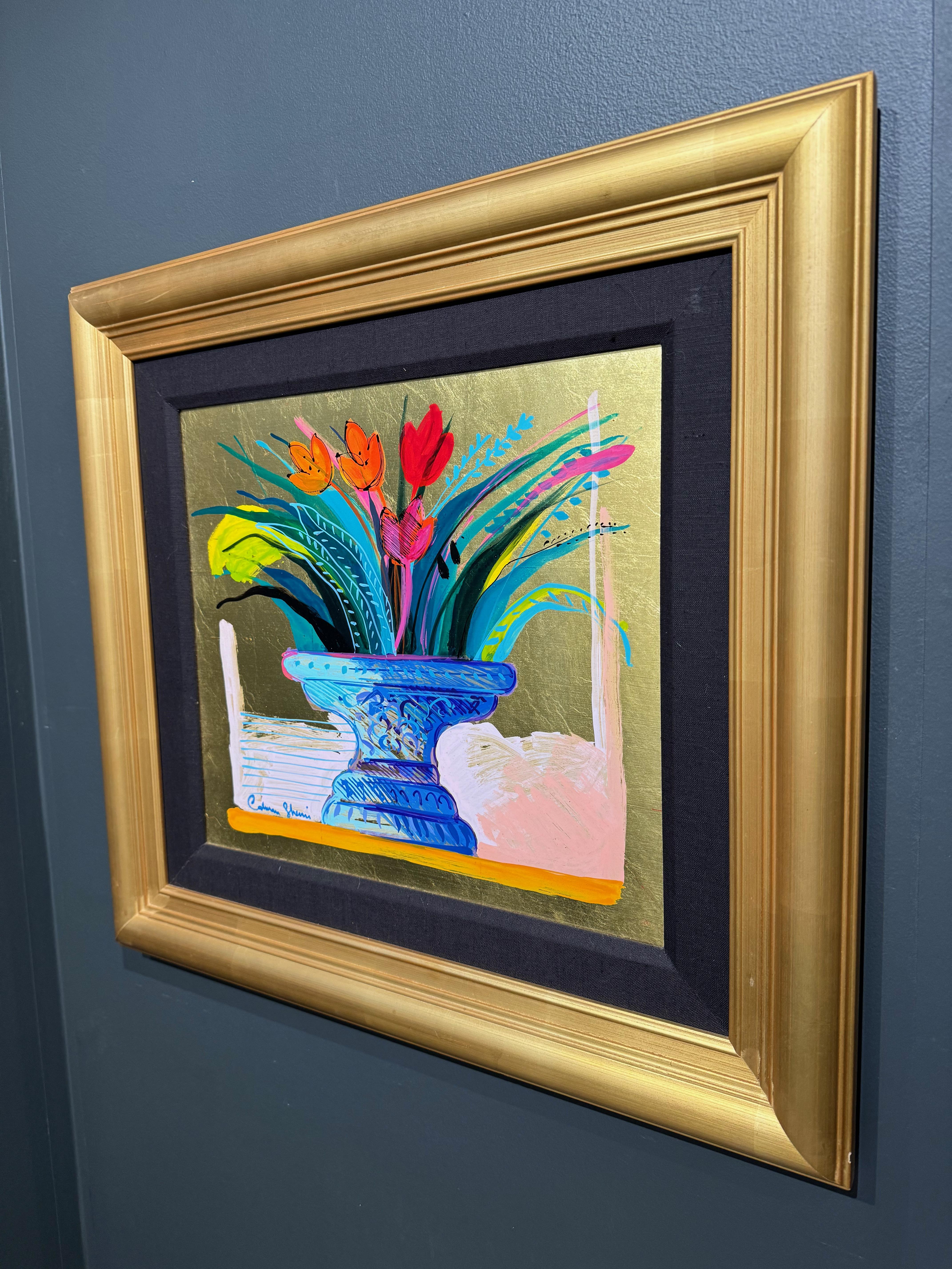 Ventanas con flores Pintura de bodegón
Artista firmado abajo a la izquierda, 16