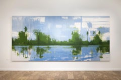 10/02/2023, 16.20 h by Calo Carratalá - Large landscape painting, diptych