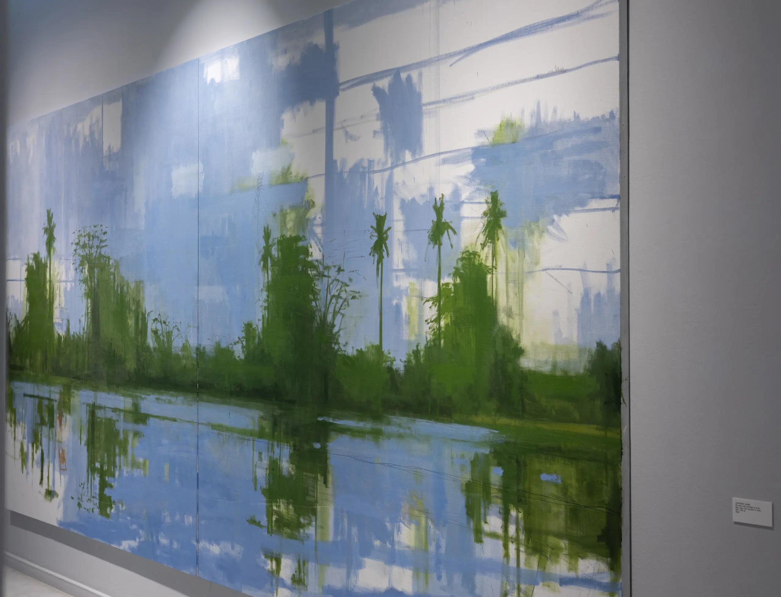 10/02/2023, 16.20 h by Calo Carratalá - Large landscape painting, diptych For Sale 7