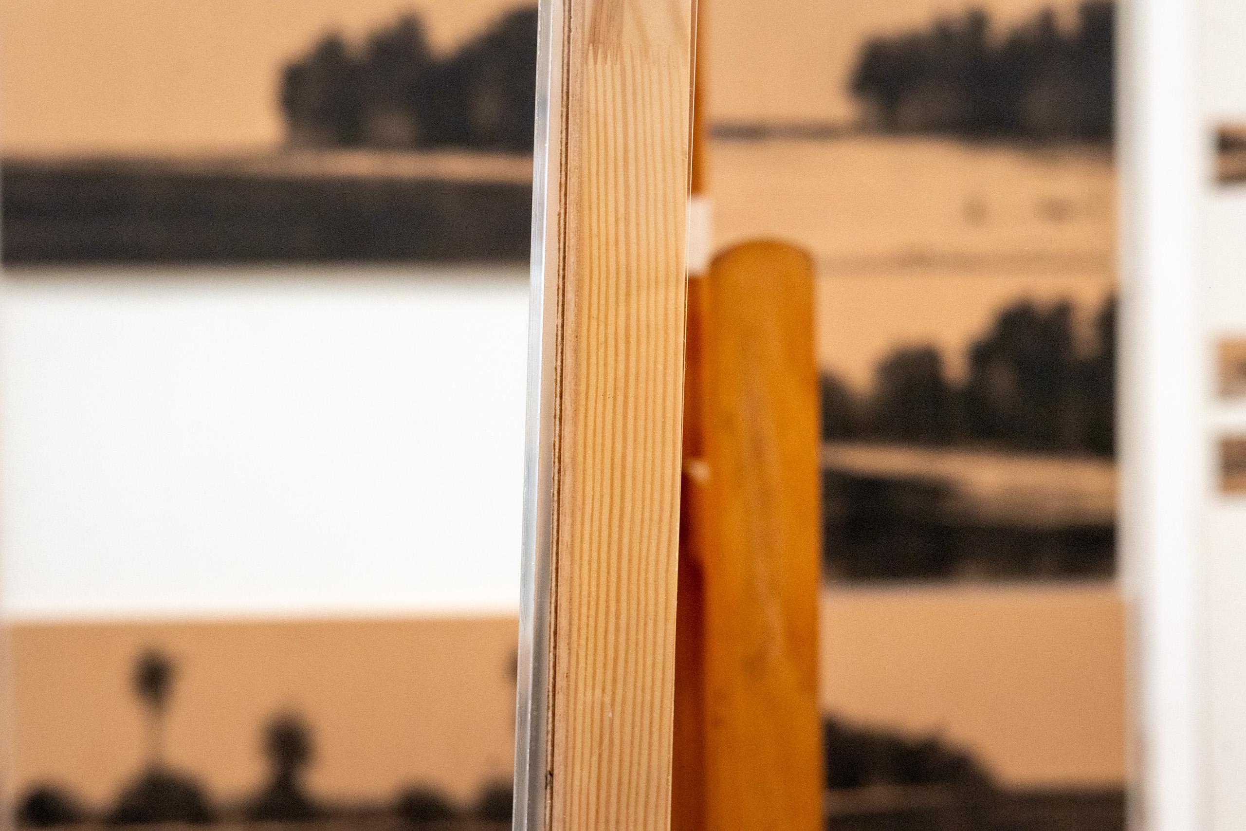 10/02/2023, 19.12 h by Calo Carratalá - Senegal landscape painting, Africa, wood im Angebot 15