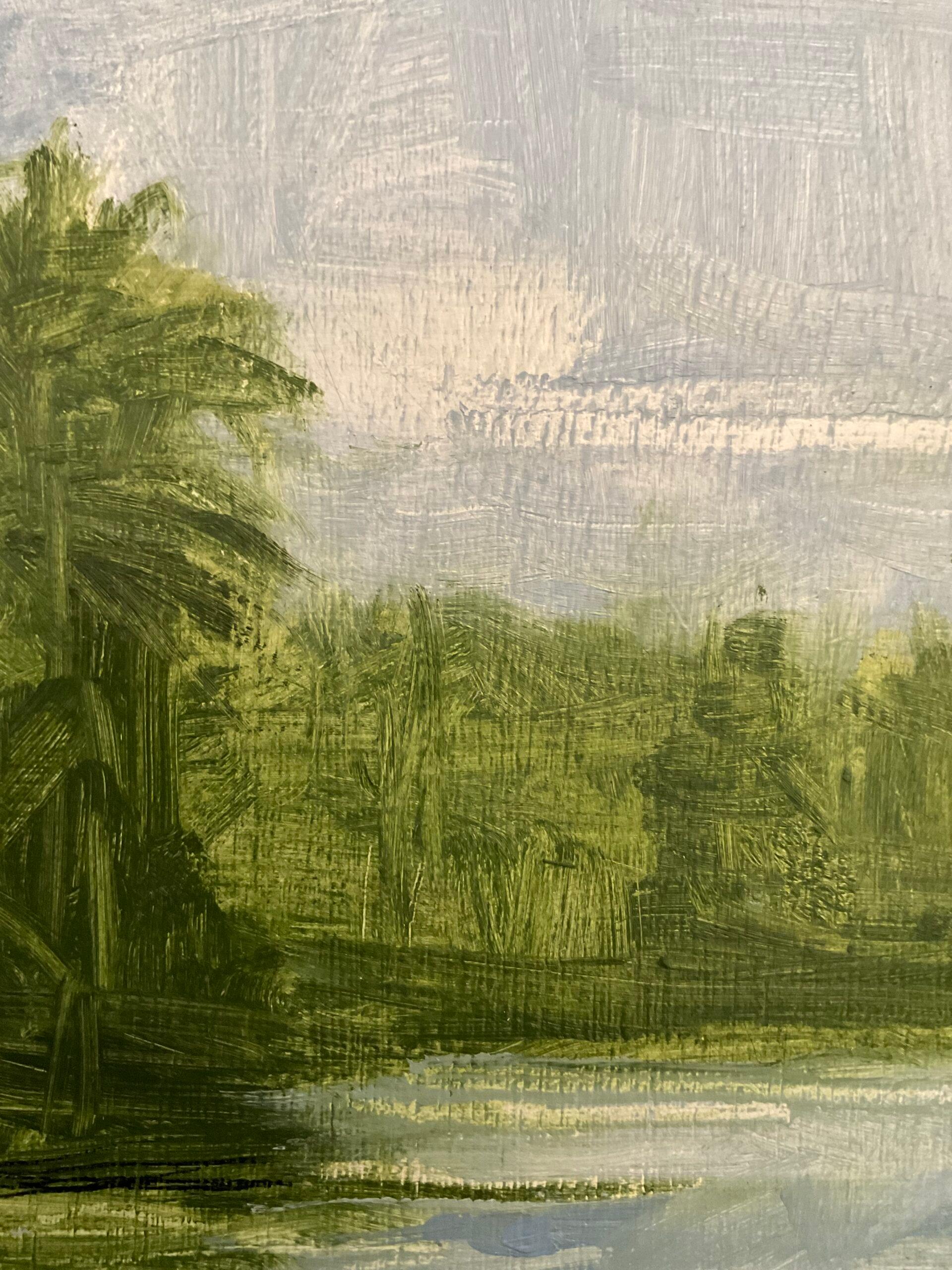 11/02/2023, 18.03h by Calo Carratalá - Kleine Wasserlandschaft, Senegal, Palmen im Angebot 6