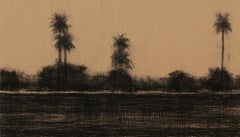 9/02/2023, 15.56 h by Calo Carratalá - Senegal landscape painting, Africa, wood