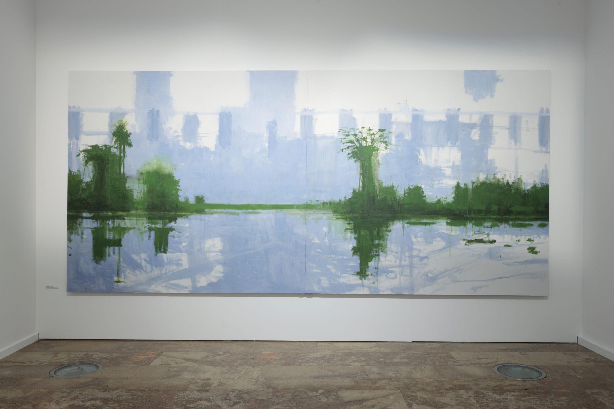 9/02/2023, 17.10h von Calo Carratalá - Große Wasserlandschaft, Senegal im Angebot 1