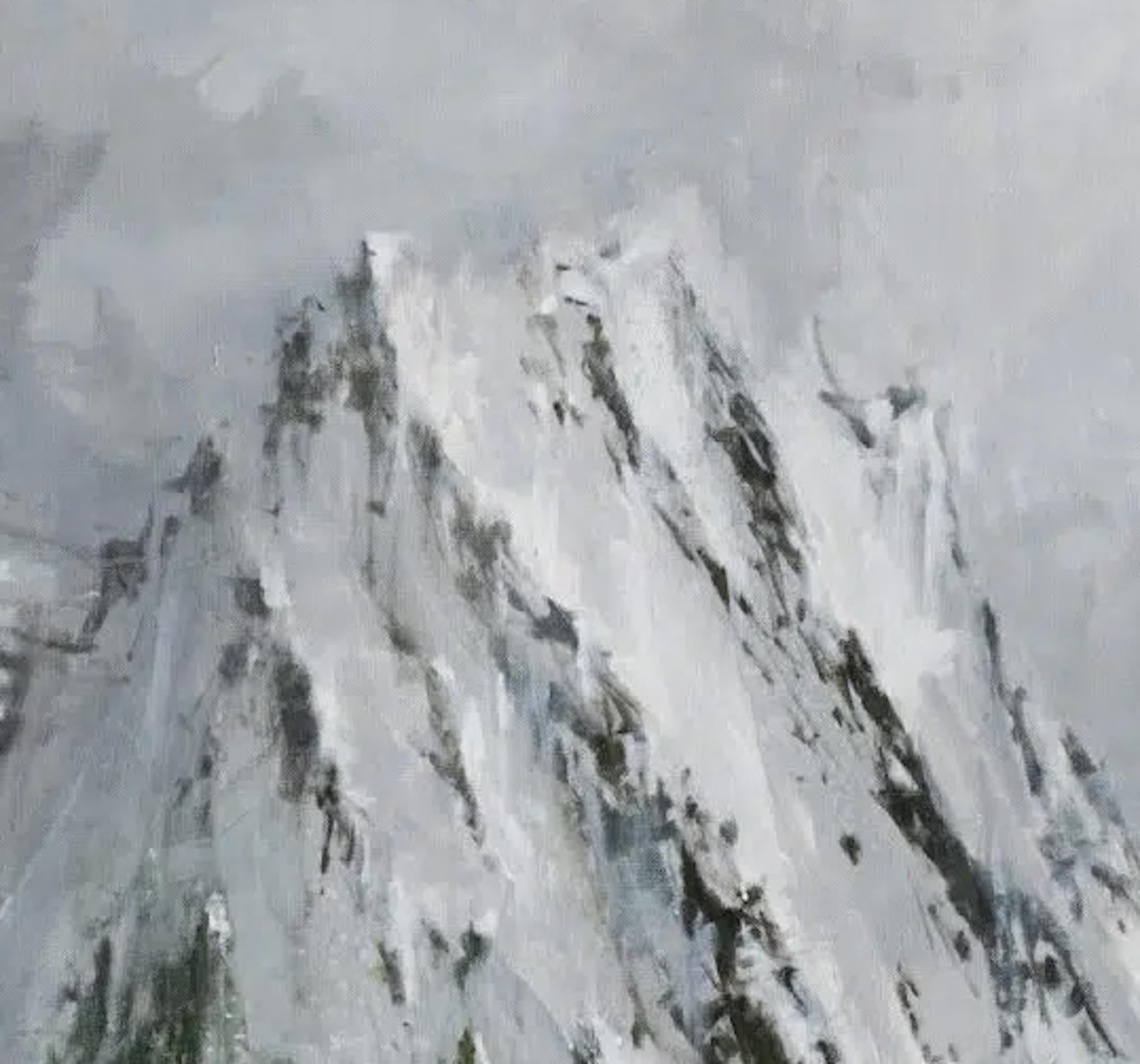 Baqueira by C. Carratalá - cuadro grande, paisaje de montaña, nieve en venta 1