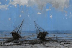 Tout va vers sa fin I par Calo Carratalá - Peinture de paysage