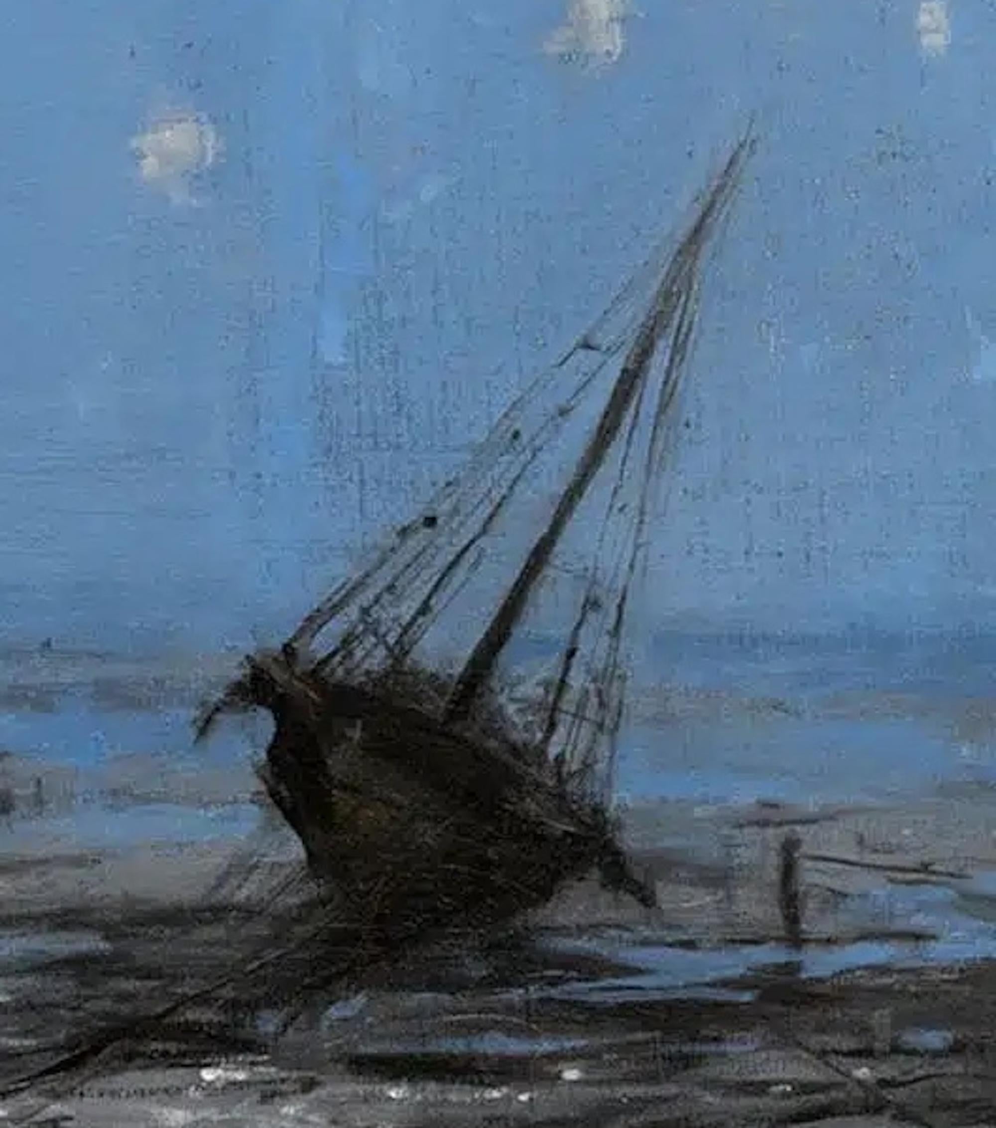 Alles bewegt sich auf sein Ende zu I von Calo Carratalá - Landschaftsmalerei im Angebot 3