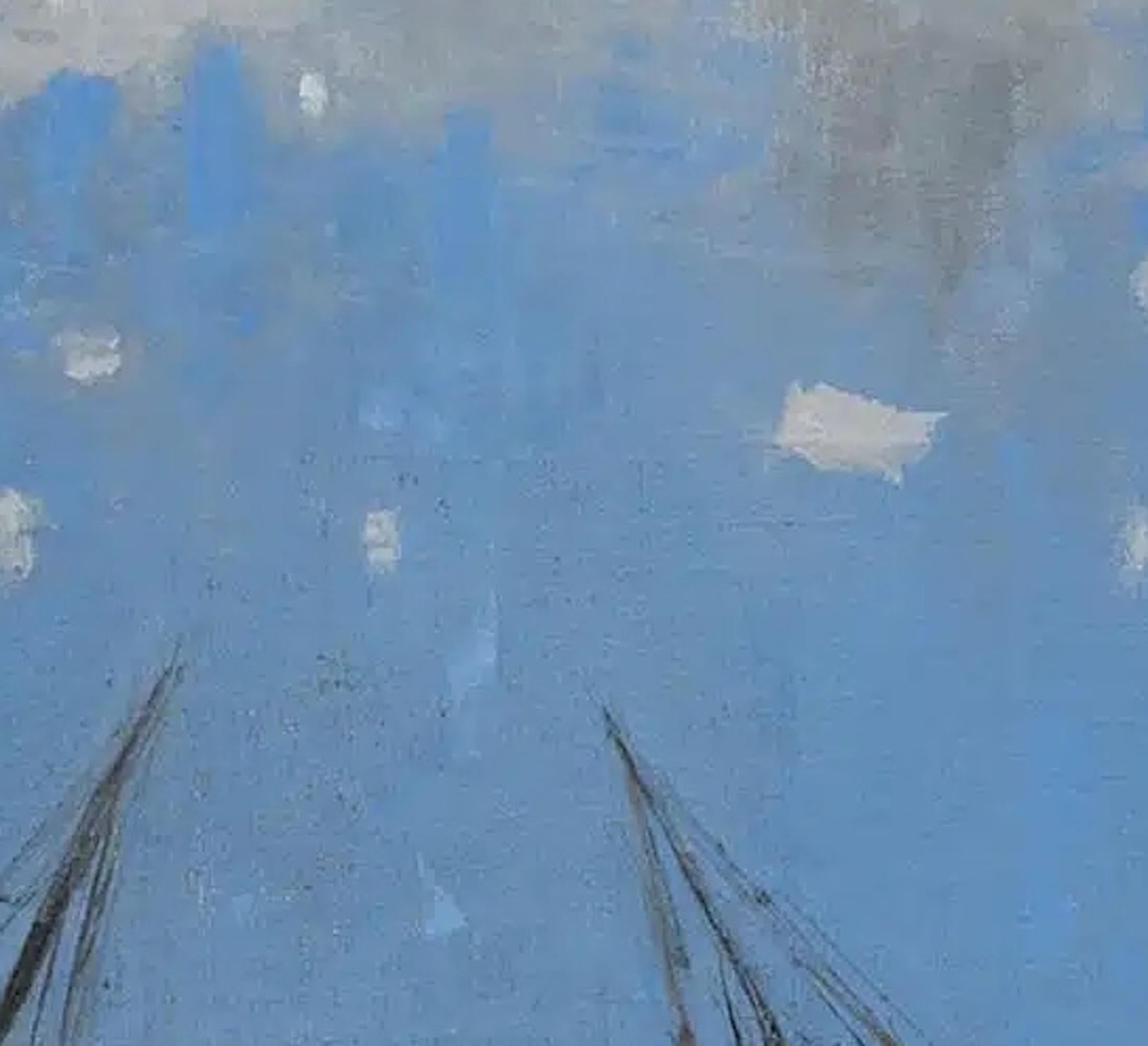 Alles bewegt sich auf sein Ende zu I von Calo Carratalá - Landschaftsmalerei im Angebot 4