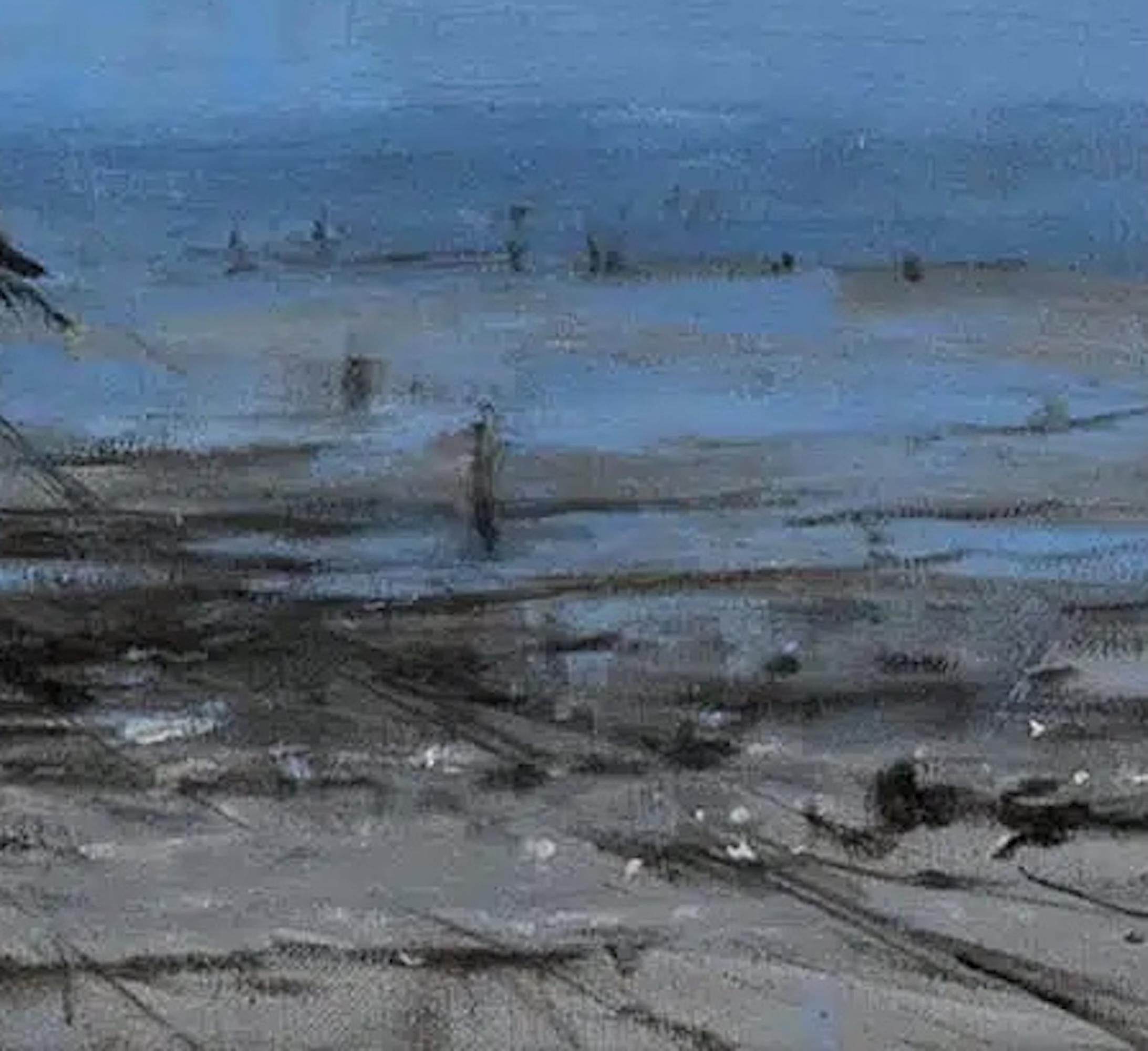 Alles bewegt sich auf sein Ende zu I von Calo Carratalá - Landschaftsmalerei im Angebot 5