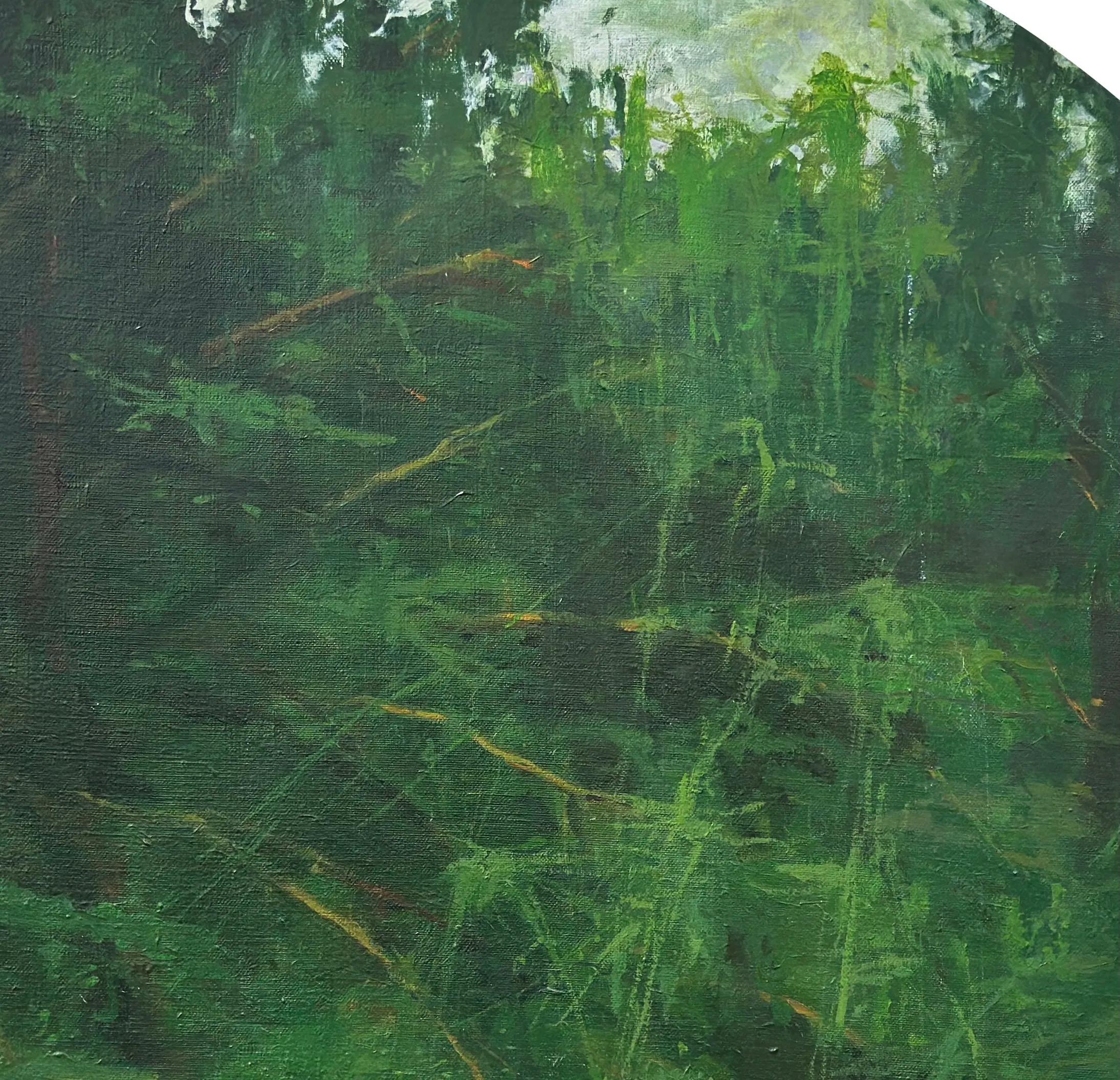 La pêche dans la rivière Itaya - Noir Figurative Painting par Calo Carratalá