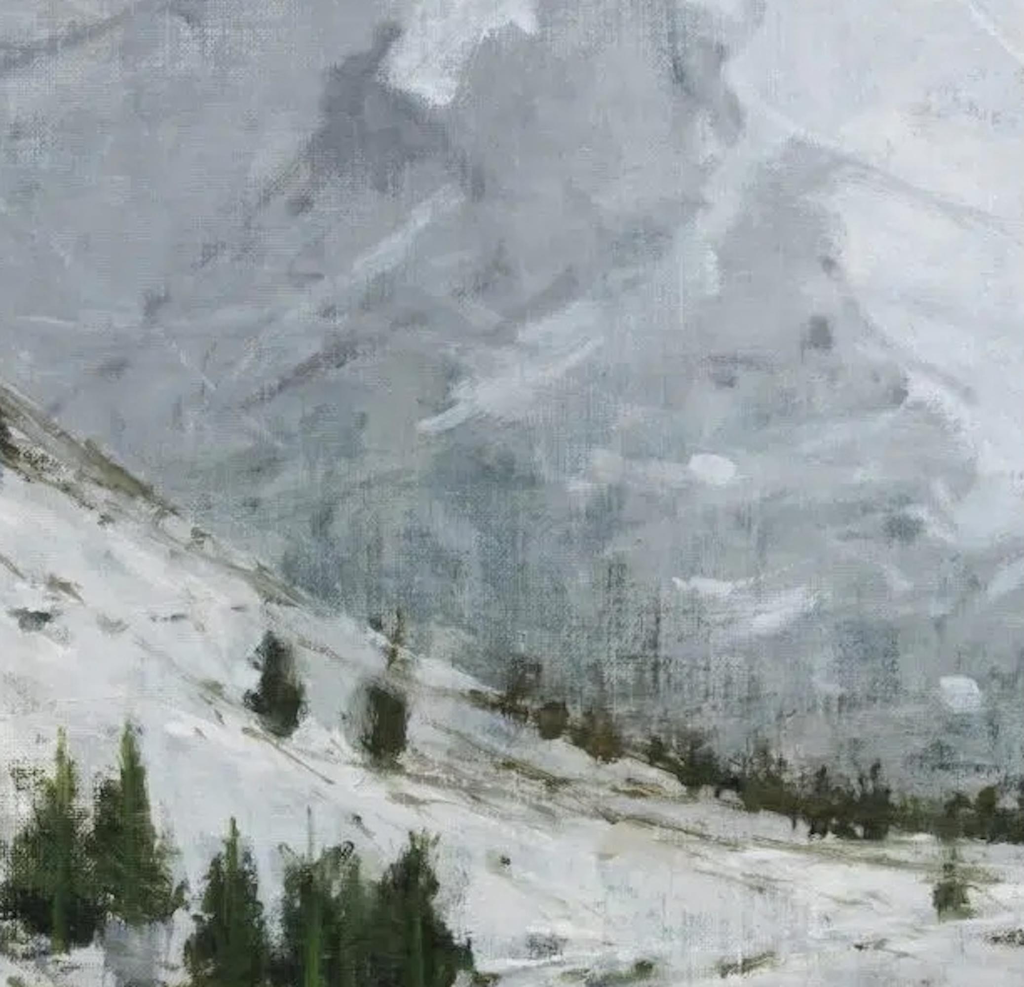 Großer Bernhardiner N10 von Calo Carratalá - Landschaftsmalerei im Angebot 2