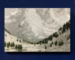 Großer Bernhardiner N10 von Calo Carratalá - Berglandschaftsgemälde, Alpen