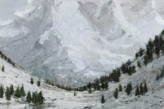 Großer Bernhardiner N10 von Calo Carratalá - Berglandschaftsgemälde, Alpen