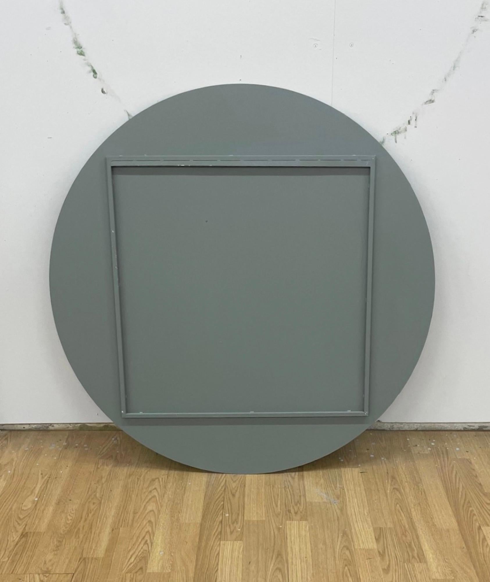 Green Iron Jungles N8 von Calo Carratalá - Tondo Gemälde, Landschaft, Boot, Baum im Angebot 8