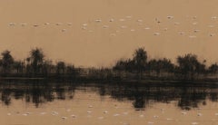 Mangroves in Casamance No.3 by Calo Carratalá - Senegal landscape painting
