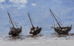 Marinas n°14 by Calo Carratalá - Landscape Painting, seascape, Tanzania
