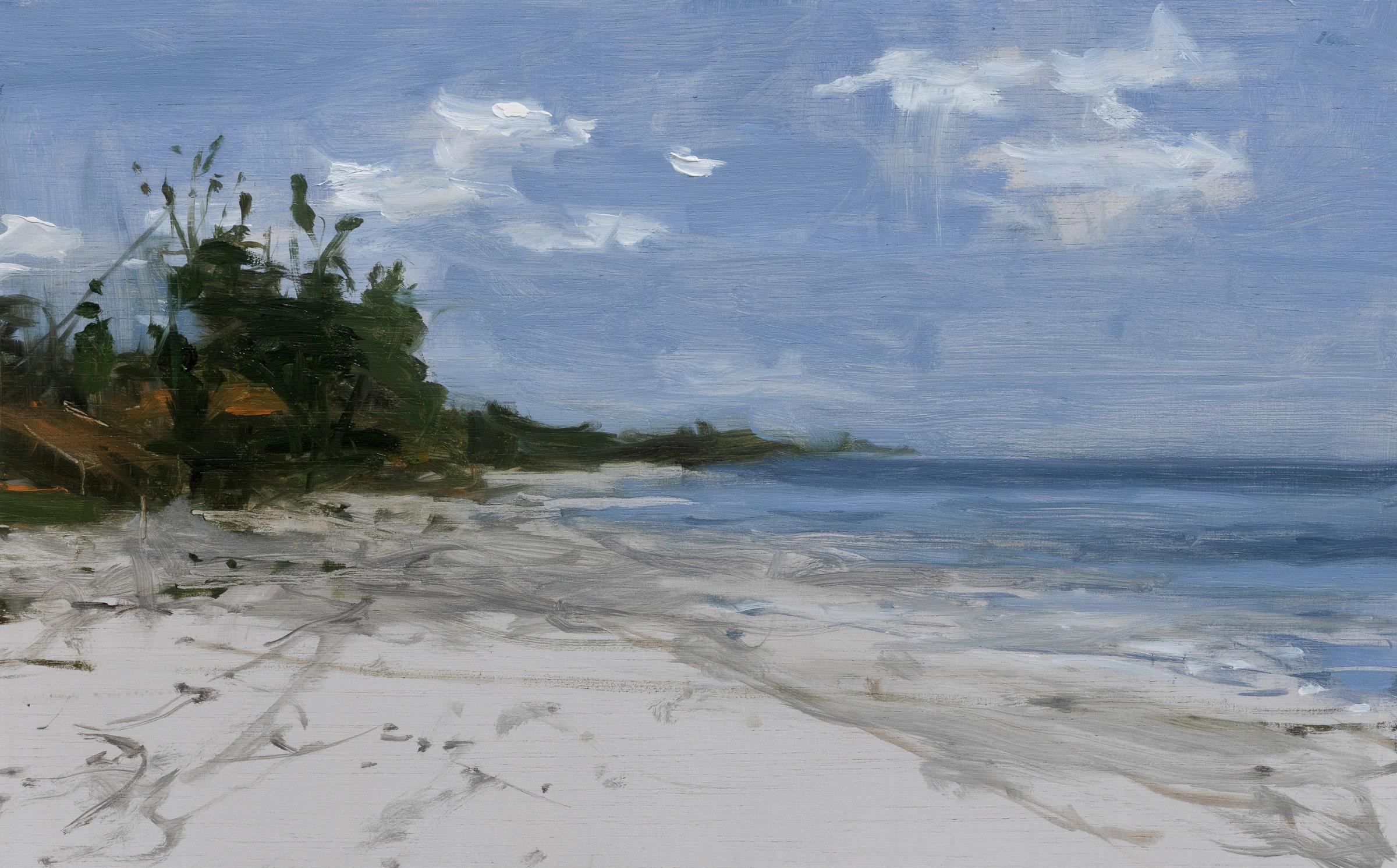 Marinas n°17 by Calo Carratalá - Contemporary Landscape Painting, Tanzania, sea