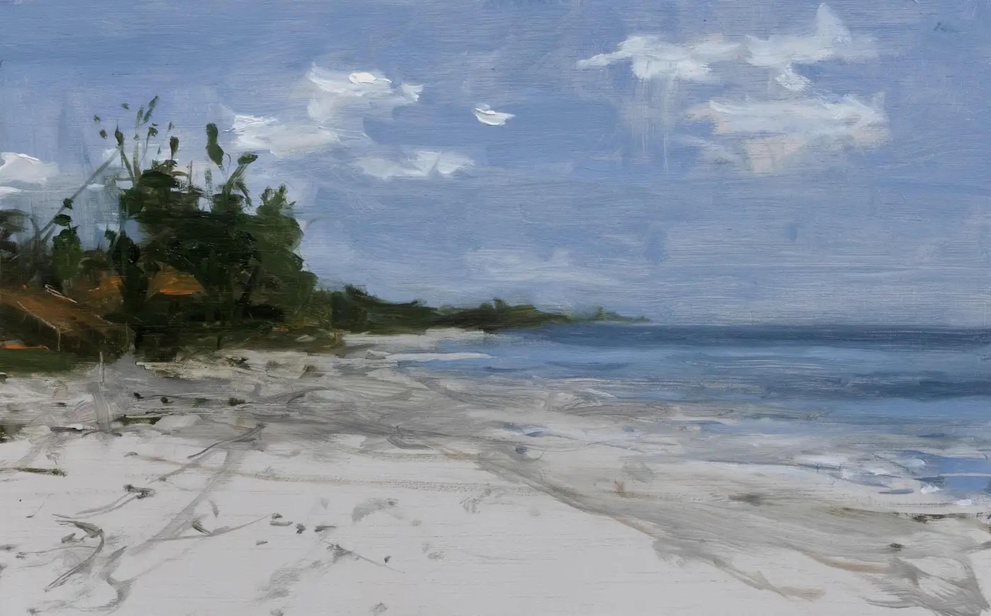 Marinas n°17 by Calo Carratalá - Contemporary Landscape Painting, Tanzania, sea