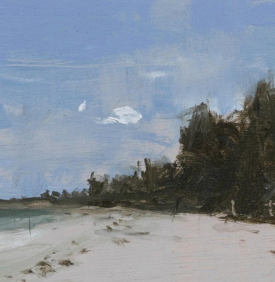 Marinas n°29 by Calo Carratalá - Beach landscape painting, summer, Tanzania For Sale 1