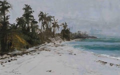 Marinas No. 18 by Calo Carratalá - Landscape Painting, seascape, Tanzania