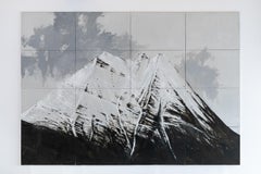 Montagna a Lyngen di Calo Carratalá - Quadro di paesaggio montano di grandi dimensioni, Norvegia