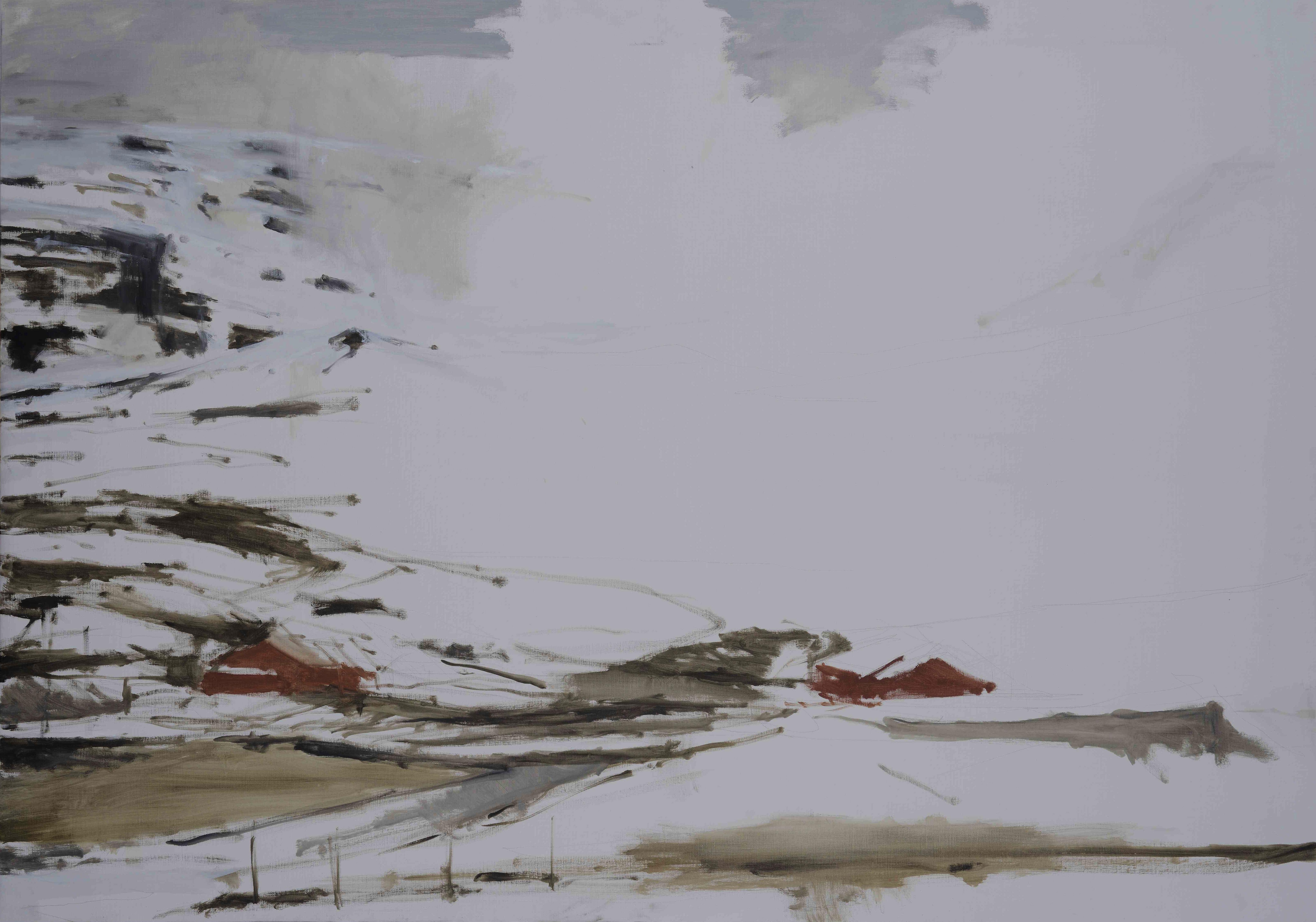 Myrdal, Norwegen by Calo Carratalá - Winterliche Berglandschaft, verschneites Wetter im Angebot 3