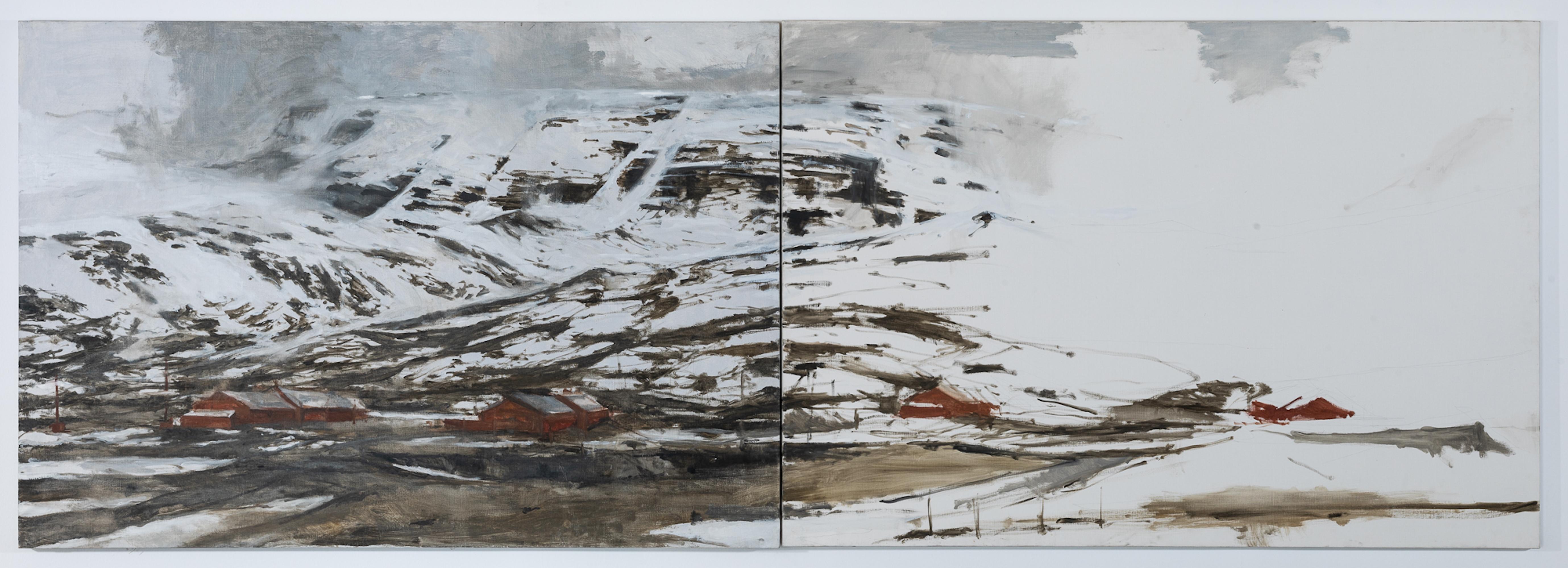 Myrdal, Norwegen by Calo Carratalá - Winterliche Berglandschaft, verschneites Wetter