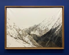 Northern Pyrenees N1 by C. Carratalá - Landscape painting, mountain, snow